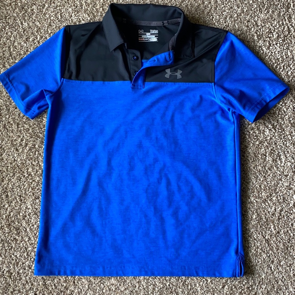 Under Armour polo, heat gear, YLG